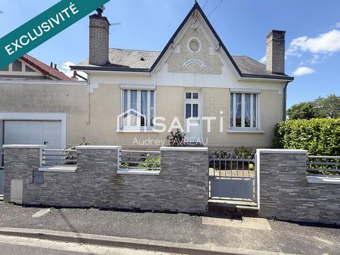Maison de ville, 2 chambres, garage, jardin