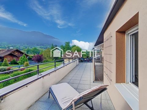 T4 en attique de 84 m2 - VUE SALEVE - Terrasse de 60 m2
