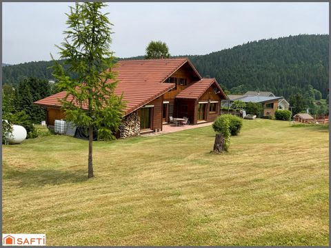 Grand chalet CUNY édifié sur base traditionnelle , prestations de qualité, grand terrain 2800 m2