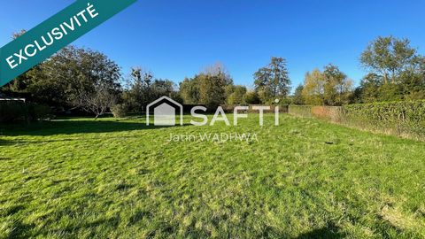 Terrain de 1222 m² à Renneville, cadre idéal et paisible.