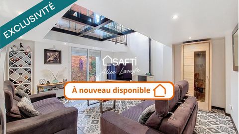 Maison de village atypique avec belle rénovation et cour