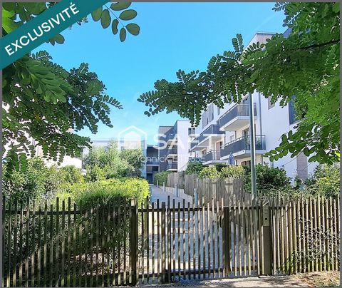 Deux pièces avec 17 m2 de terrasse et un parking sous-sol.