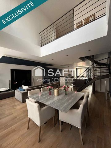 loft d'exception en plain centre ville de Lens, Style Art Déco, volumes Hors normes et espace pro indépendant