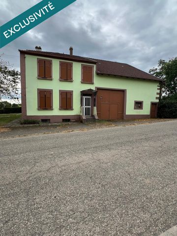 Maison ancienne de 1925 de 137m2 avec terrain attenant de 815m2 située sur la commune de SCHALBACH.