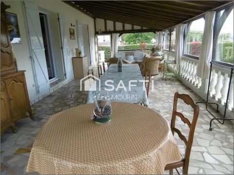 Emplacement idéal pour cette jolie maison avec piscine.