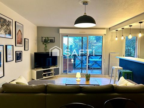 Appartement meublé 2 chambres avec balcon au calme