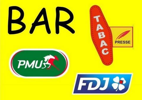 Bar, tabac PMU FDJ sur route très passante