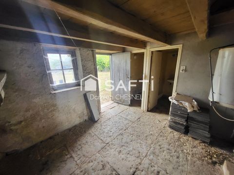 Maison avec terrain et fort potentiel à rénover
